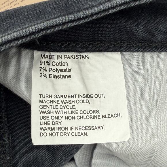 NYDJ Skirt SZ 6 Not Your Daughters Jeans Denim Button A-Line Cotton Stretch NWT - Picture 11 of 12